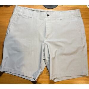 Callaway Golf Shorts Mens 40 Opti Dri Opti Shield Performance Stretch-Stone Gray